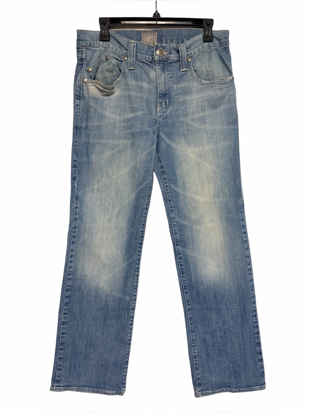 Rock & Republic Women’s Jeans 34x30 Stretch Straight Leg Embroidered Y2K
